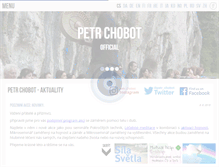 Tablet Screenshot of petr-chobot.eu